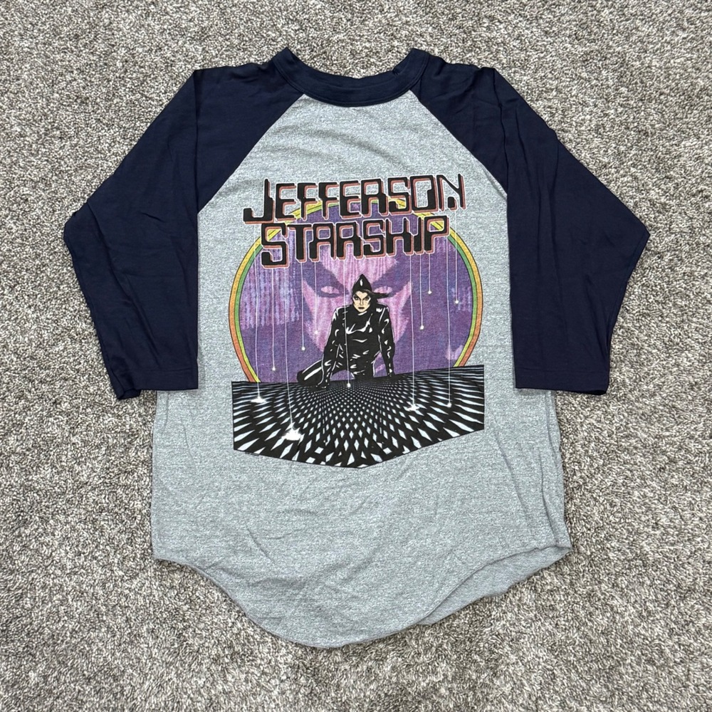 Vintage 1981 Jefferson Starship Modern Times Tour Shirt Raglan Mens L ORIGINAL